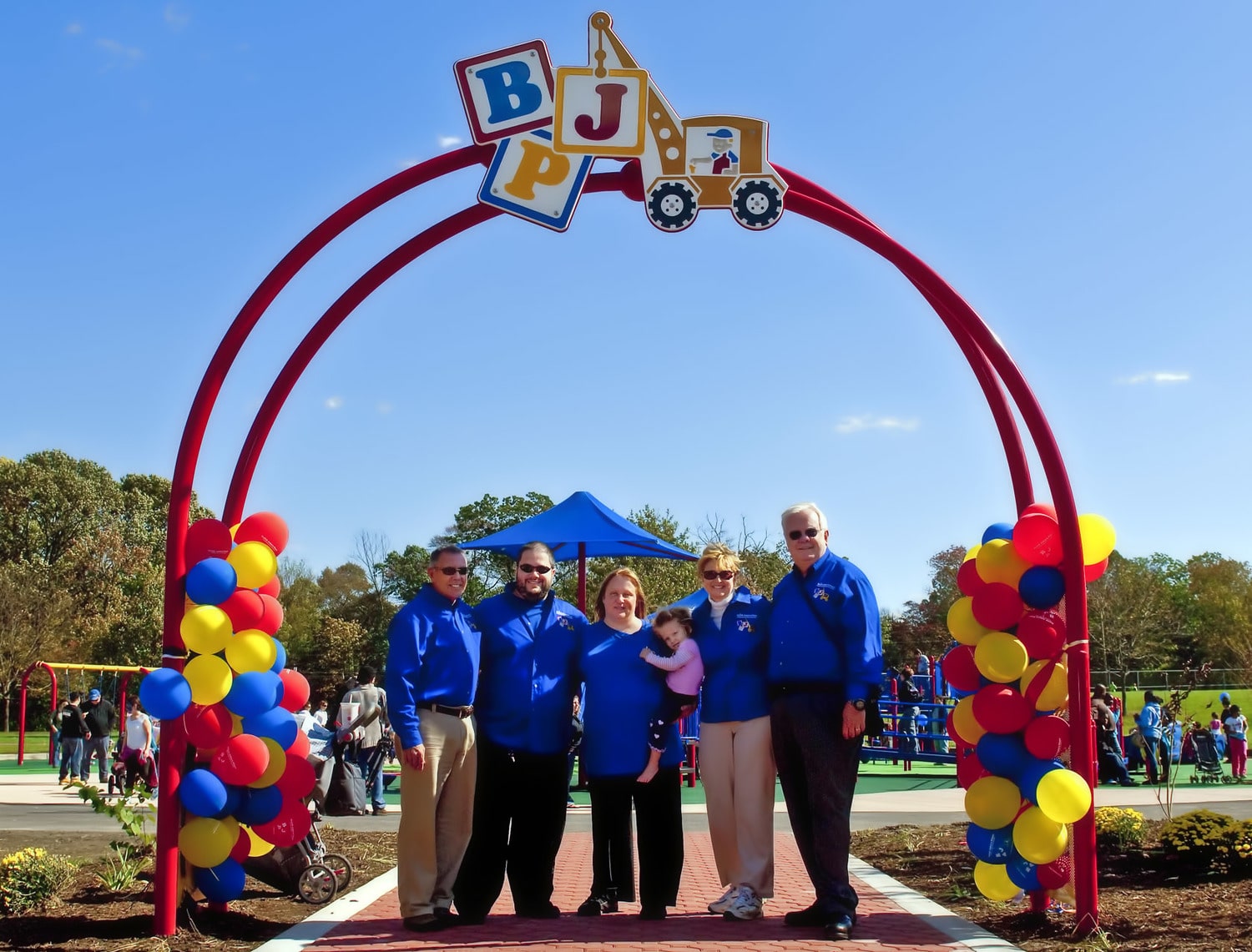 A photo of the opening ceremony for Jake's Place, an inclusive park in Cherry Hill, NJ.